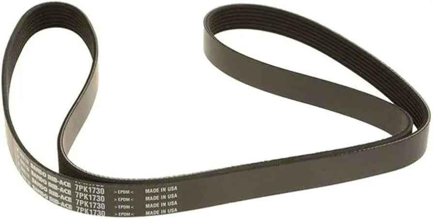 Vorsprung TorqueDrive Supercharger Belt from Vorsprung Autowerk, close-up view of the durable automotive supercharger belt.