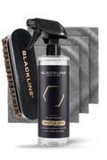 Blackline Car Care BLACKLINE® GENTLE APC all-purpose cleaner in a 16oz spray bottle, suitable for cleaning various surfaces in vehicles.