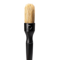 Blackline Car Care boars hair detailing brushes set with black handles, designed for precise vehicle interior and exterior cleaning.
