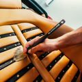 Blackline Car Care Boars Hair Detailing Brush Set with natural boar's hair for precision car cleaning and detailing.