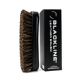 Blackline Car Care BLACKLINE® Leather Brush for cleaning and conditioning leather surfaces in vehicles.