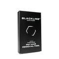 Blackline Pet Hair Brush by Blackline Car Care, showing durable bristles designed to remove pet hair from car upholstery.