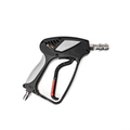 Blackline Car Care Blackline snub-nose pressure washer gun with ergonomic handle and nozzle attachment for high-pressure cleaning.