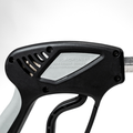 Blackline Car Care BLACKLINE® snub-nose pressure washer gun with trigger and grip for effective vehicle cleaning.
