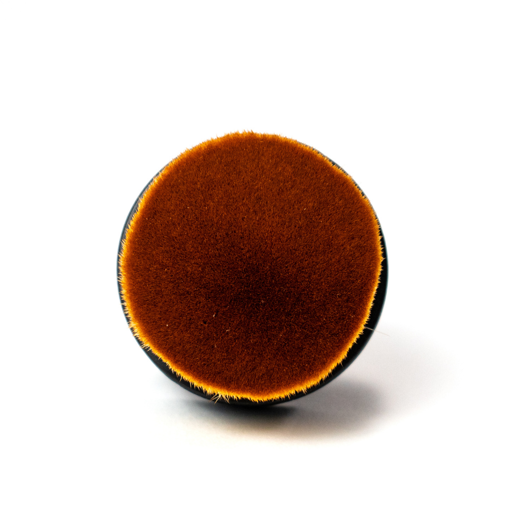 Blackline Car Care BLACKLINE® Tire Applicator Brush with black handle and bristles for easy tire cleaning and maintenance.