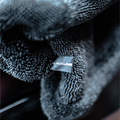 Blackline Car Care BLACKLINE® Twisted-Loop Drying Towel, a durable black drying towel with twisted-loop texture for car drying.
