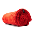 Blackline Car Care twisted-loop drying towel in black, showing its textured, absorbent surface for efficient vehicle drying.