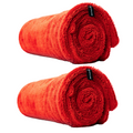 Blackline Car Care twisted-loop drying towel in carbon black, showcasing its textured, absorbent surface for car drying.