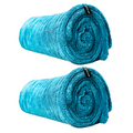 Blackline Car Care twisted-loop drying towel in carbon black, showing its soft, absorbent microfiber texture for car drying.