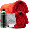 Blackline Car Care BLACKLINE® Twisted-Loop Drying Towel, a durable microfiber drying towel with twisted-loop design for car cleaning.