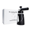 Blackline Car Care BLACKLINE® ULTRA Series Foam Cannon for car washing, black and metal design, attached hose and spray nozzle
