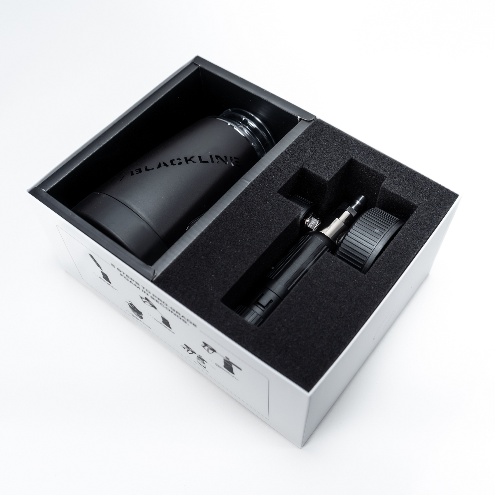 Blackline Car Care BLACKLINE® ULTRA Series Foam Cannon for powerful car washing and foam application.