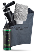 Blackline Car Care BLACKLINE® ULTRA Series Foam Cannon for car washing, with black finish and adjustable foam spray nozzle.