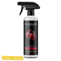 Blackline Car Care BLACKLINE® RESET interior cleaner and scent booster bottle, dark ice scent, for vehicle interior cleaning.