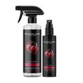 Blackline Car Care BLACKLINE® RESET interior cleaner and scent booster, spray bottle with dark ice scent for vehicle interior cleaning.