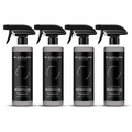 Blackline Car Care BLACKLINE® blackout trim and tire dressing spray on a vehicle's tires and trim for a sleek, polished look.