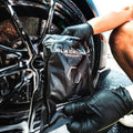 Blackline Car Care BLACKLINE® Microfiber Wheel Mitt for cleaning car wheels, made of soft microfiber material.