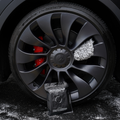 Blackline Car Care Blackline microfiber wheel mitt for cleaning car wheels, showcasing soft, durable material and easy grip design.