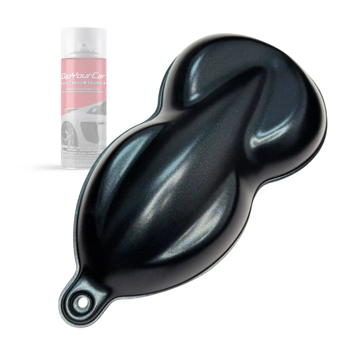 Cosmic Black PDS Aerosol peelable spray can from DipYourCar.com, featuring black cosmic design on the aerosol container.