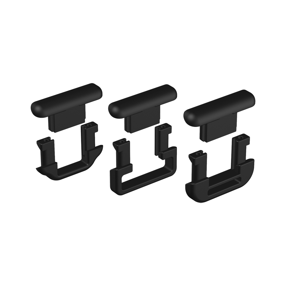 Black Audi performance door handle covers for enhanced styling and grip