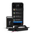 Cube Tracker GPS Car Tracking Bundle showing compact GPS tracker device with tracking features for vehicle security.