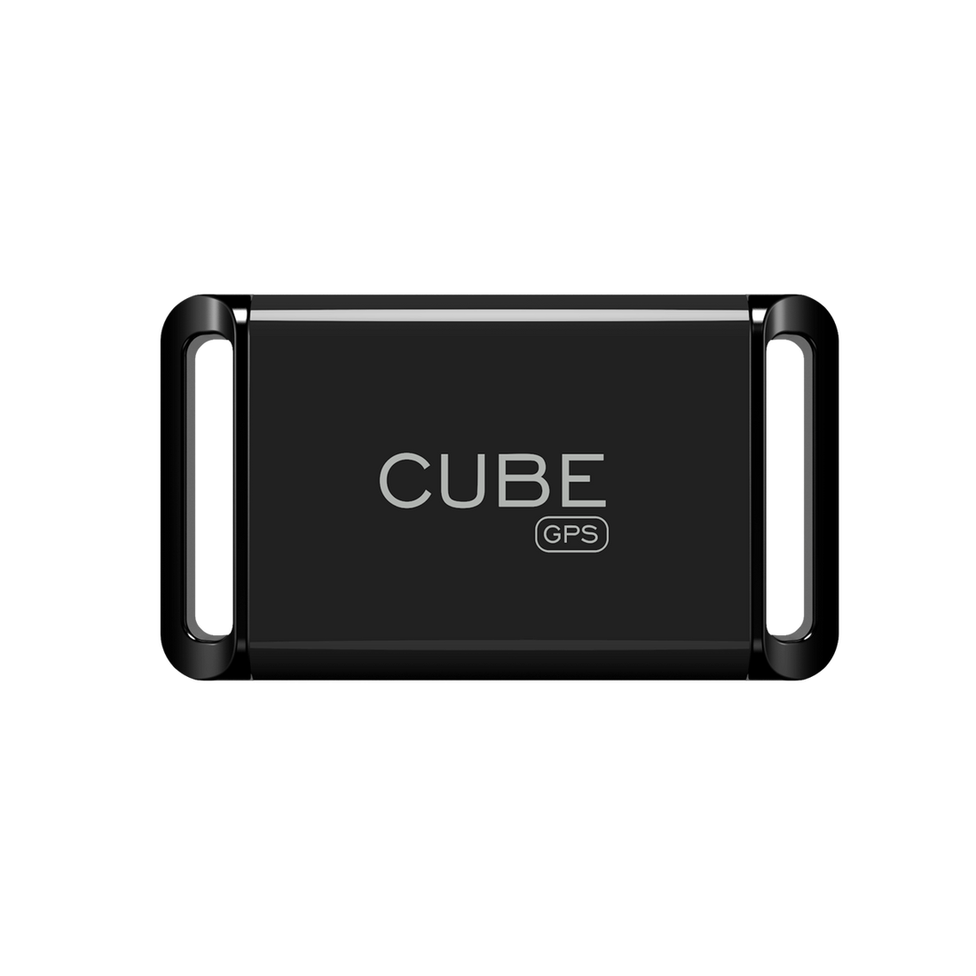 CUBE GPS performance tuning module for Audi, black compact device with sleek design