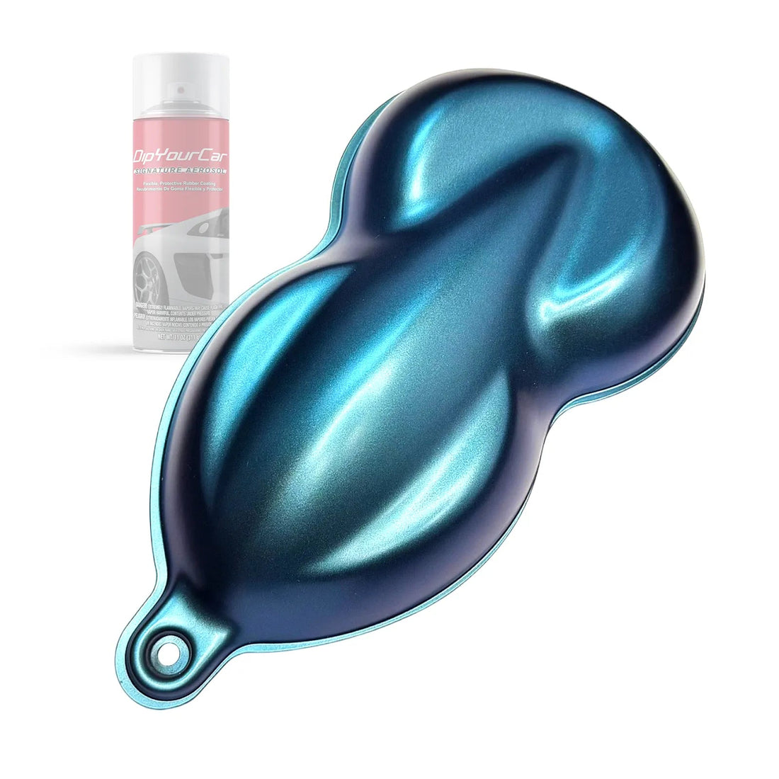DipYourCar Atlantic ColorShift TopCoat aerosol spray bottle with vibrant pearlescent dip pearl finish.