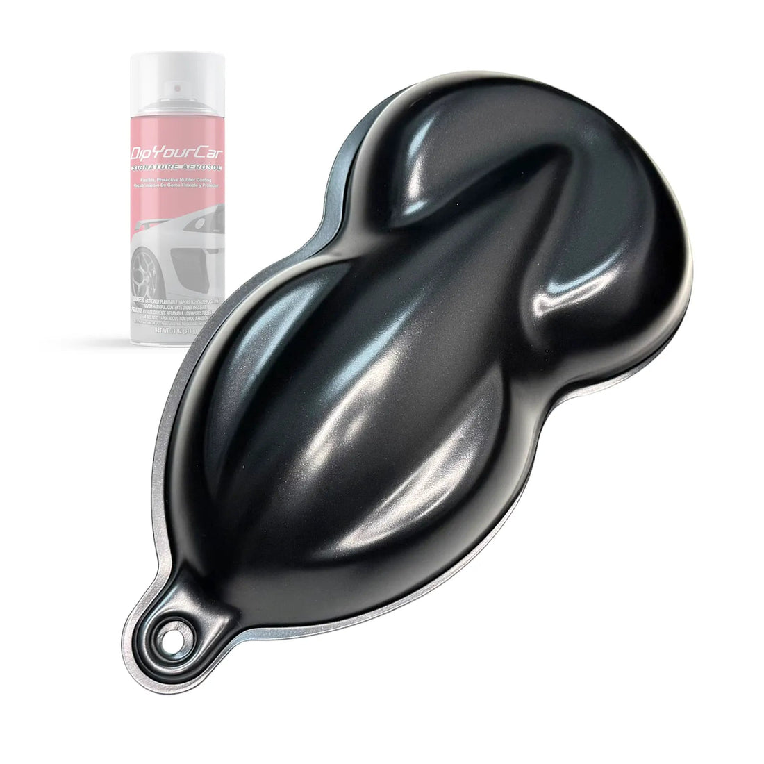 Black Betty TopCoat aerosol spray from Dip Pearl Aerosols by DipYourCar.com, shown in a black can for vehicle detailing.