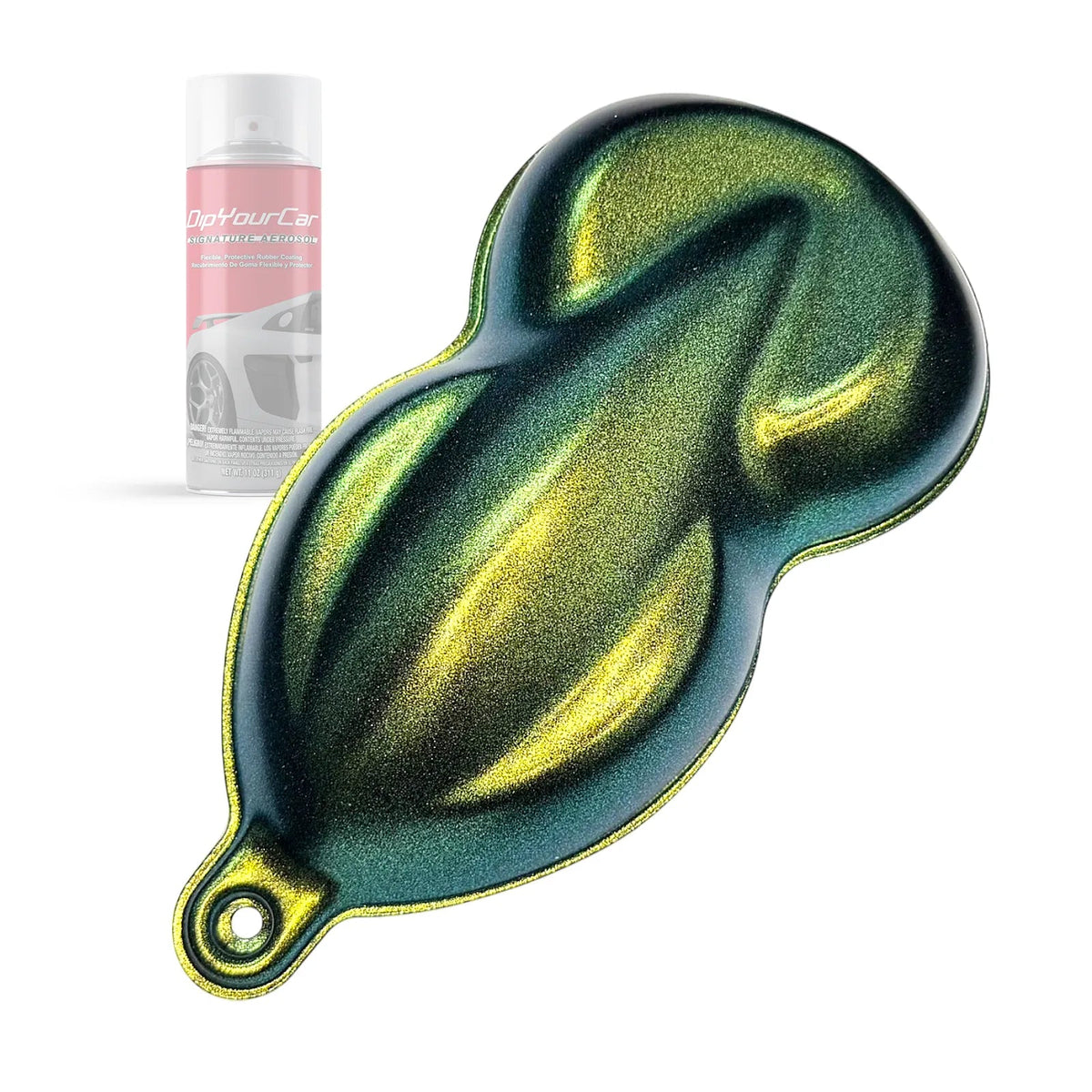 DipYourCar GT-22 Alien TopCoat dip pearl aerosol spray can with metallic pearl finish and vibrant color for automotive customization.