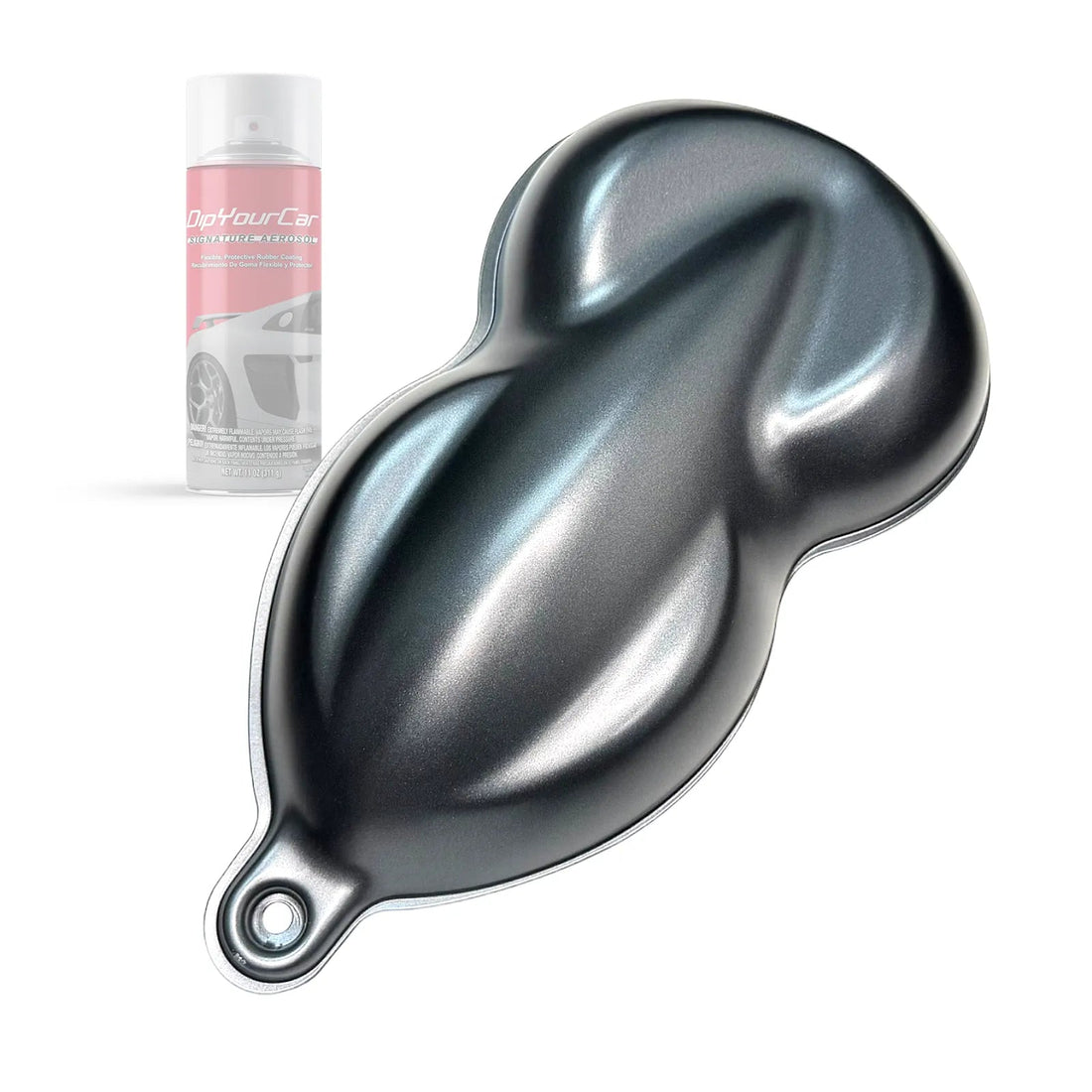 DipYourCar Hyper Titanium TopCoat Dip Pearl Aerosol spray can with metallic finish and vibrant pearl effect.