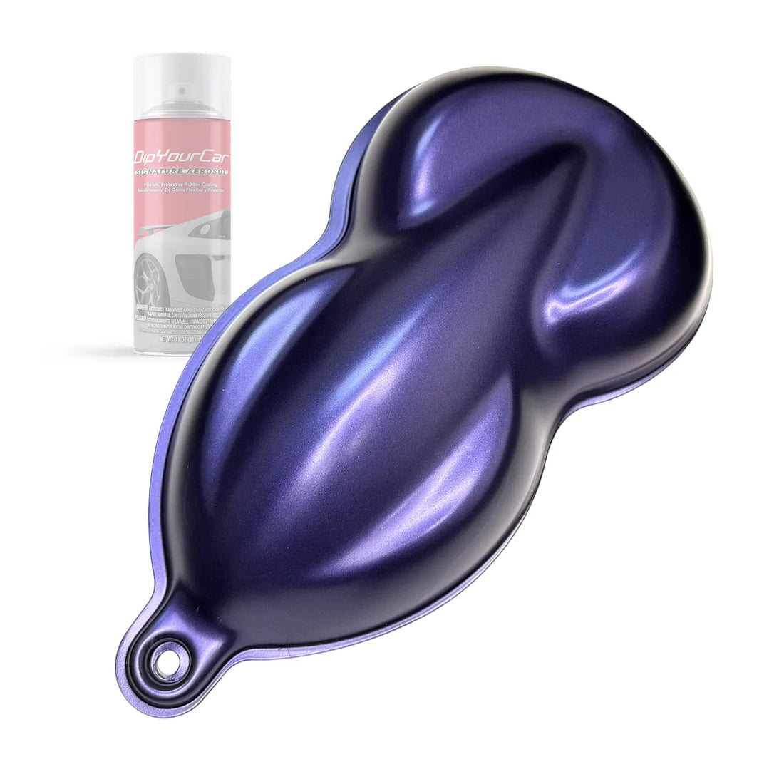 Nebula Purple TopCoat aerosol from DipYourCar.com, a dip pearl aerosol spray featuring vibrant purple metallic finish.