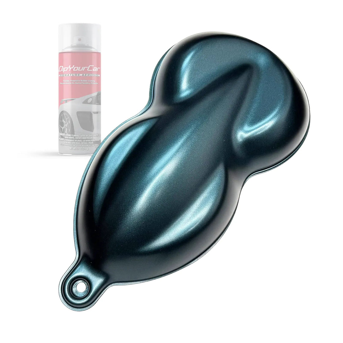 DipYourCar.com Ness Blue TopCoat aerosol spray for car dip, featuring vibrant blue pearl finish in a high-quality aerosol can.