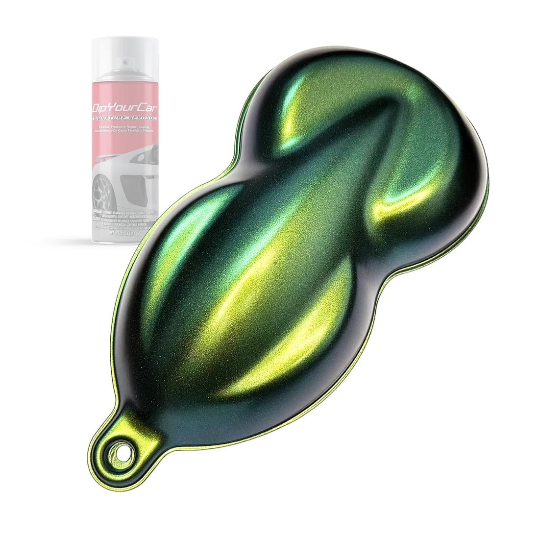 Olive Blueberry Dip Pearl Aerosol Flip TopCoat by DipYourCar.com, metallic finish, aerosol spray can with flip-top lid.