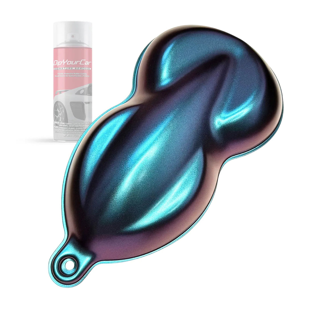 DipYourCar Plasma ColorShift TopCoat aerosol spray for car paint, featuring a vibrant pearl and iridescent finish in a Dip Pearl Aerosols product.