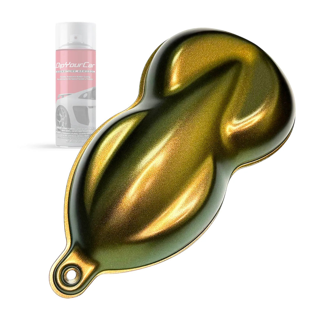 Reptile Flip TopCoat aerosol by DipYourCar.com, a pearl dip aerosol spray for automotive customization and vibrant color effects.