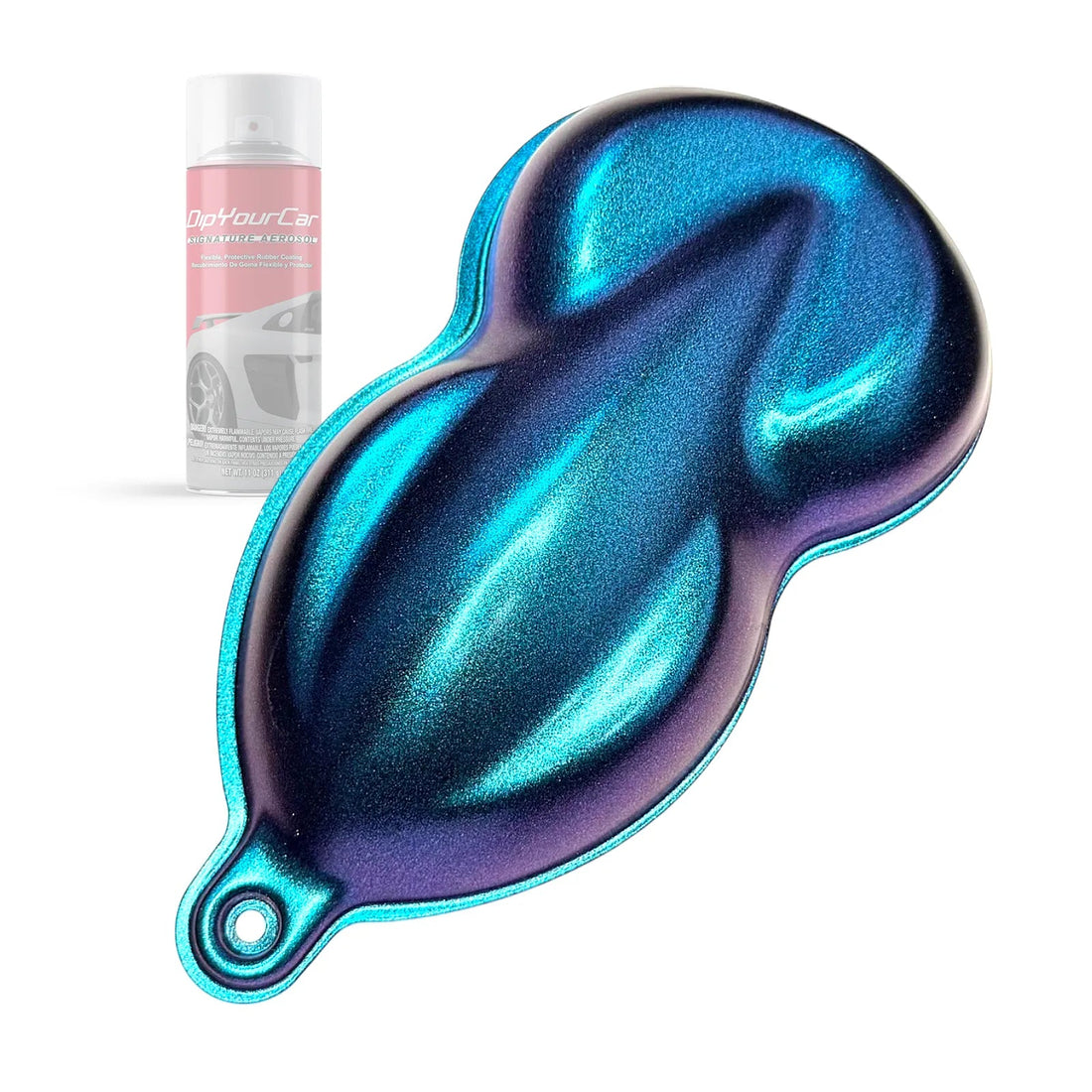 DipYourCar RL-71 Alien TopCoat aerosol spray featuring a glossy pearl finish for automotive customization.