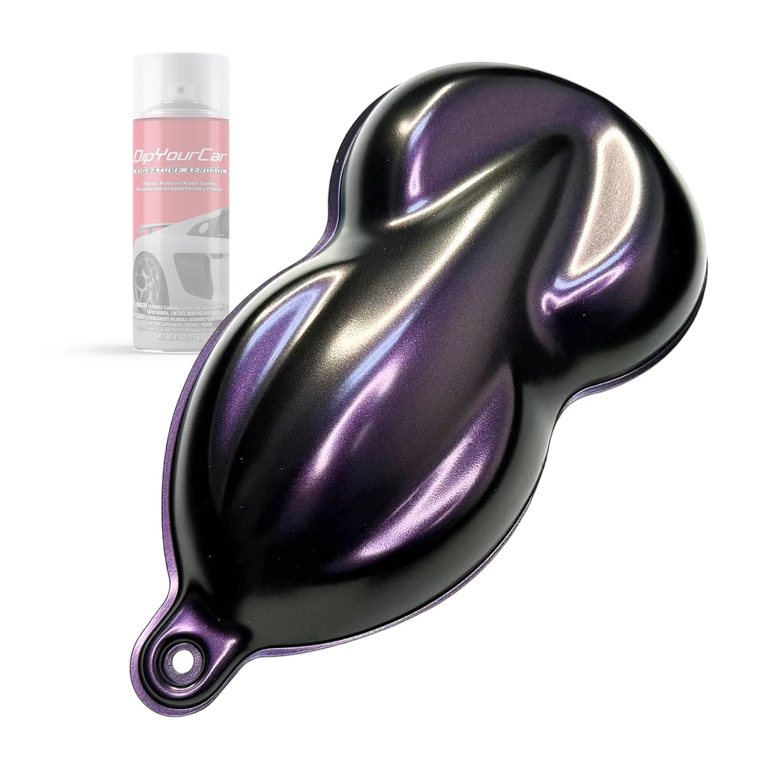DipYourCar.com ZBP HyperShift TopCoat Aerosol for dip pearl effects, featuring a sleek silver aerosol can with product label.