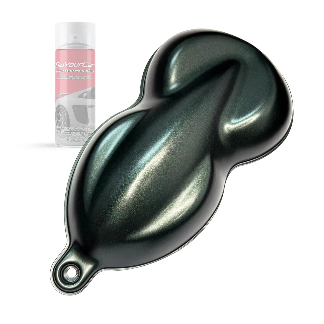Zombie Midnight Flip TopCoat aerosol from DipYourCar.com, a dip pearl aerosol spray with a glossy, reflective finish.
