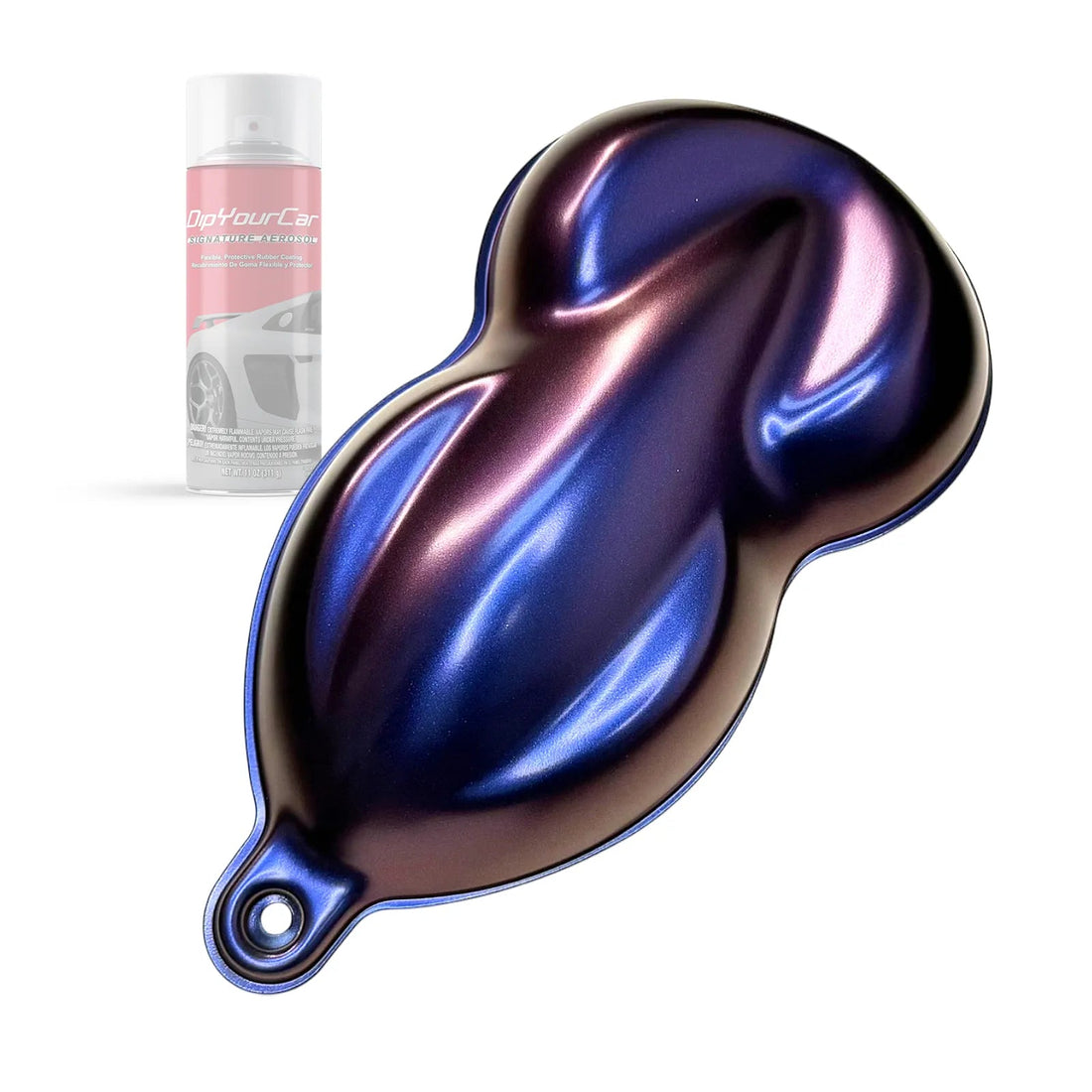 DipYourCar ZTU HyperShift TopCoat Dip Pearl Aerosol spray can with black cap, used for creating vibrant, shifting automotive paint effects.