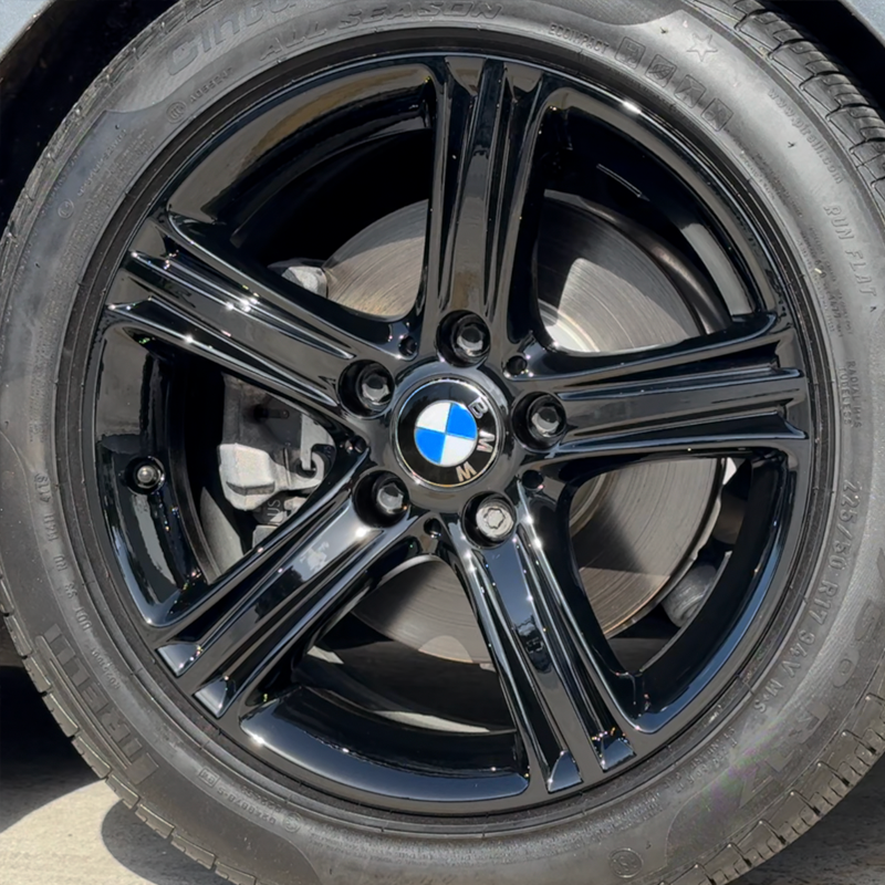 High gloss Luna One Wheel Kits for cars, featuring sleek, stylish wheel designs from DipYourCar.com.