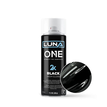 DipYourCar Luna One Aerosols with high gloss finish, showcasing vibrant, reflective automotive spray paint on a vehicle surface.