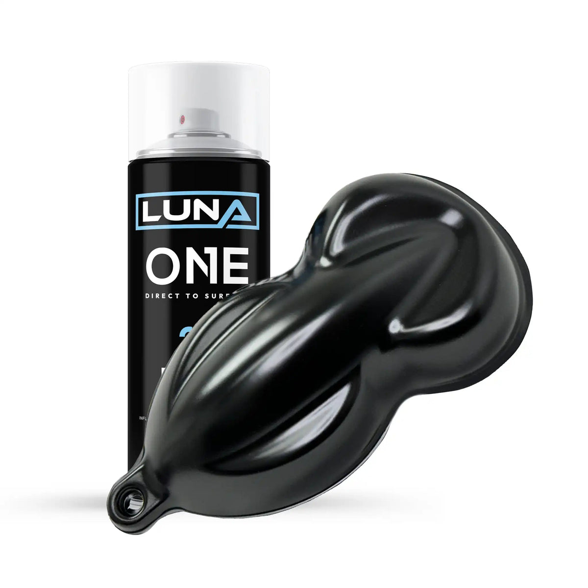 High-gloss DipYourCar Luna One Trim Kit with a small can, featuring vibrant color for car detailing and accents.