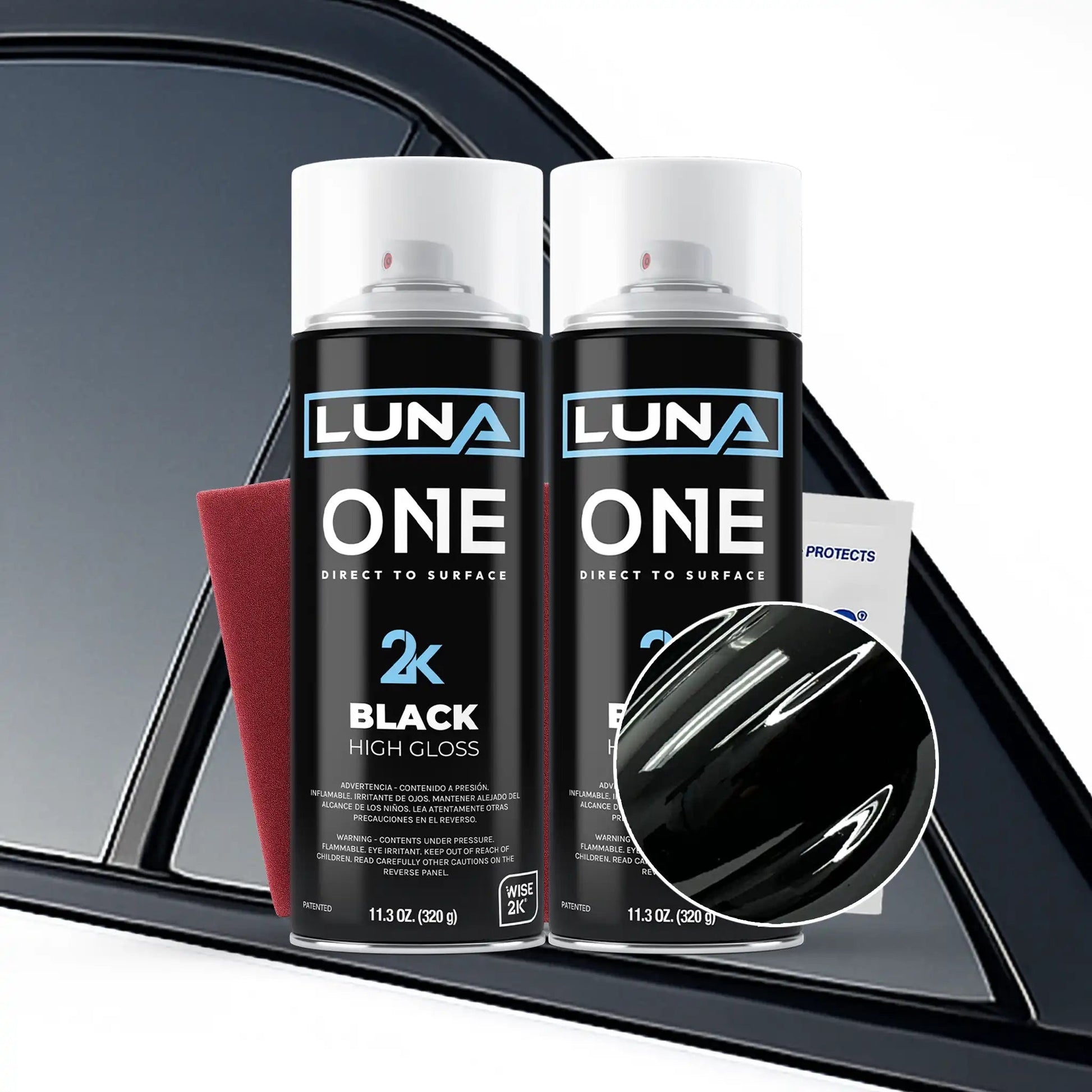High-gloss Luna One Trim Kit from DipYourCar.com, featuring a small can for vehicle detailing and trim customization.