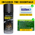 Brass Monkey HyperDip aerosol spray can from DipYourCar.com with bright green metallic finish and label visible.