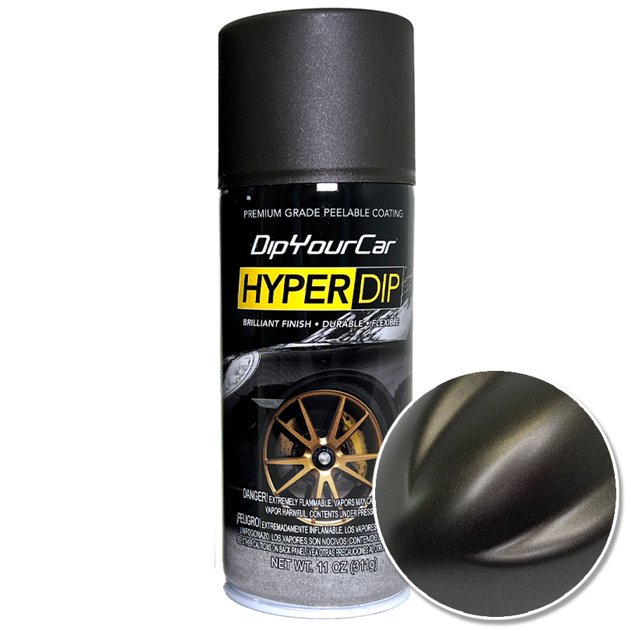 Brass Monkey HyperDip aerosol can by DipYourCar.com, used for automotive color coating and custom car wrapping.