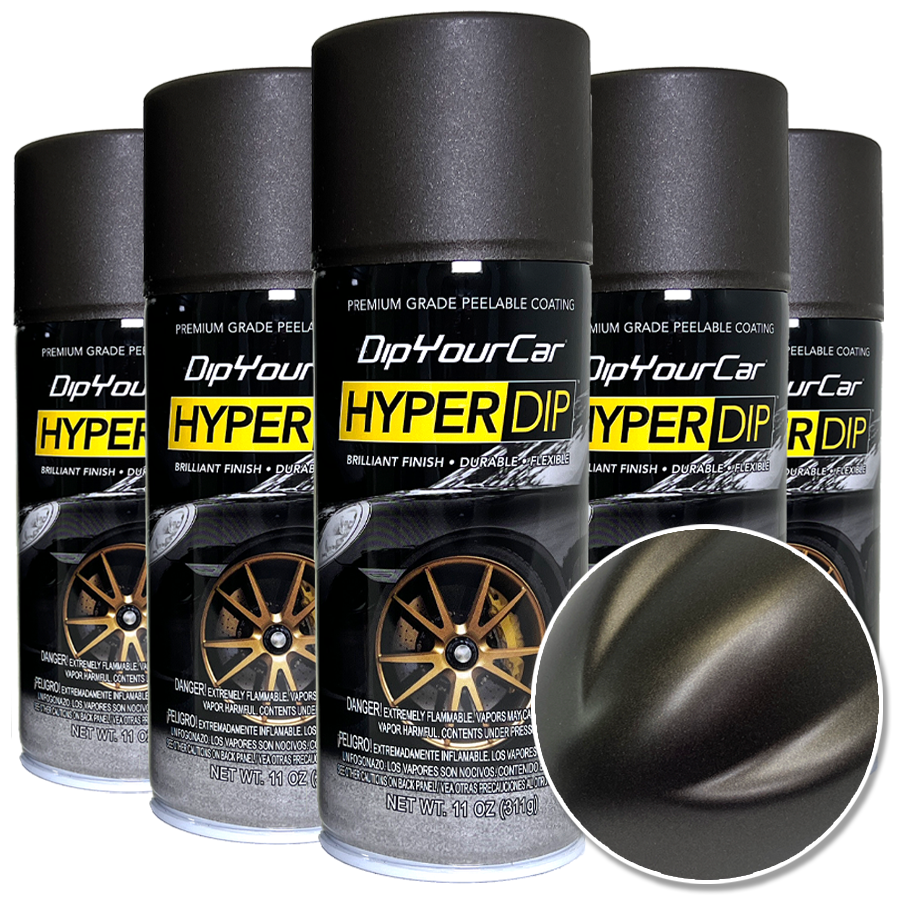 Brass Monkey HyperDip aerosol can from DipYourCar.com, used for automotive color coating and customization.