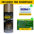 Bronze Gold HyperDip aerosol spray from DipYourCar.com showing a single can of HyperDip Aerosols in bronze and gold finish.