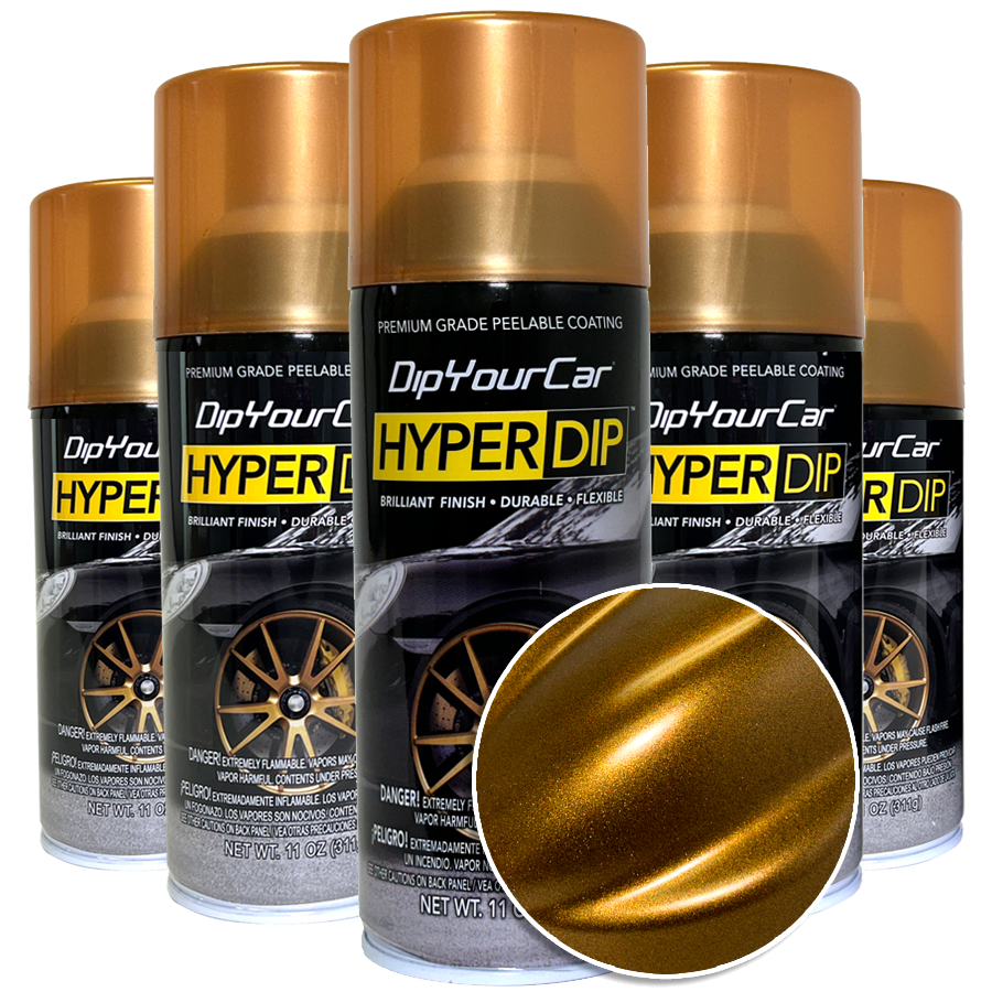 Burnt Copper HyperDip aerosol spray from DipYourCar.com with vibrant burnt orange copper finish on a can.