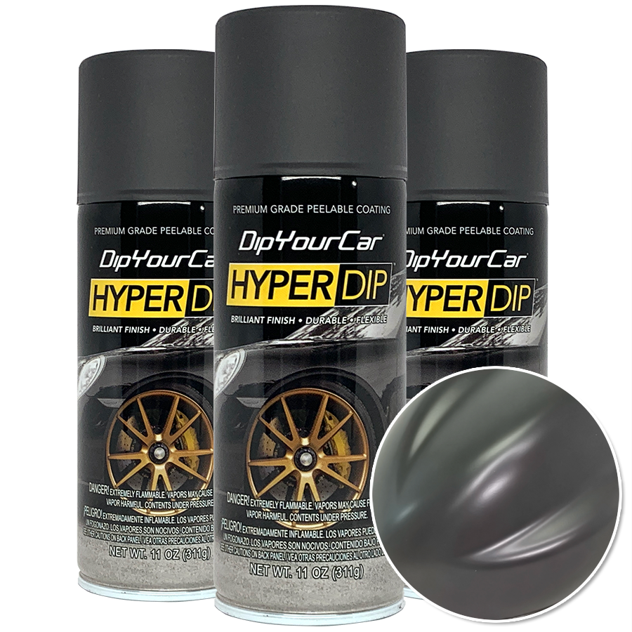Nardo Grey HyperDip aerosol can by DipYourCar.com for custom automotive color dip applications.