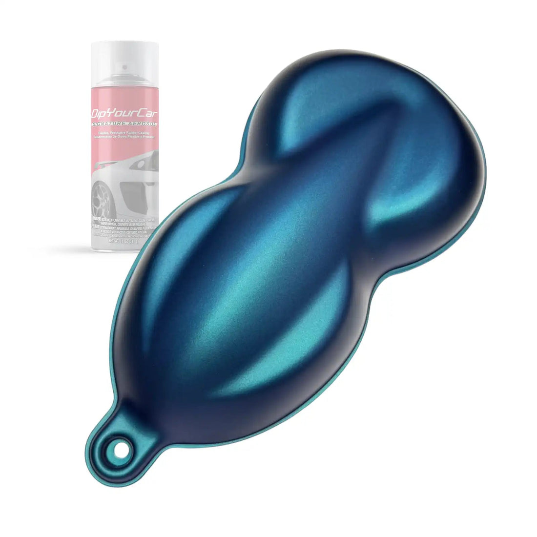 DipYourCar Atomic Berry PDS peelable aerosol spray can, vibrant berry-colored aerosol for vehicle customization.